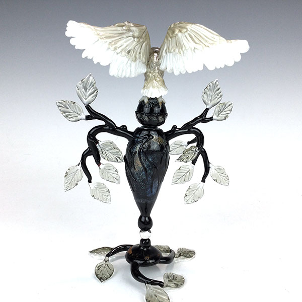 Owl Perfume Bottle by Oksana Puzhalova